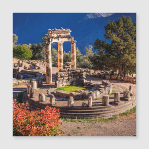 Ancient Delphi Griechenland Postcard - Historische Magnetkarte