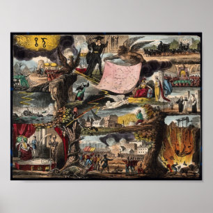 Ancient Depiction of Apocalypse Poster