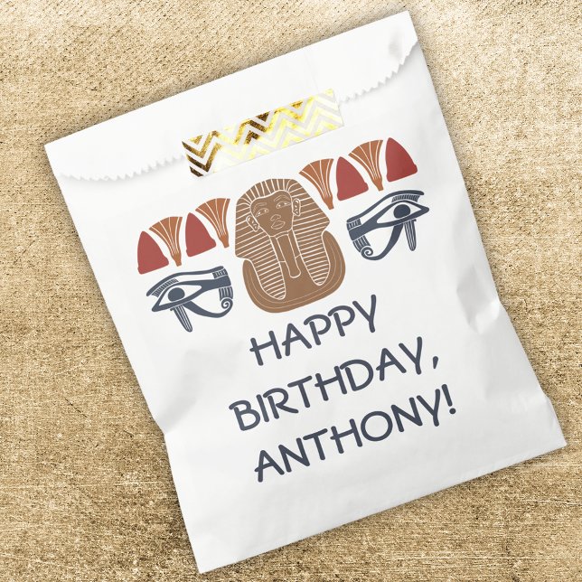 Ancient Egypt King Tut Themed Custom Party Geschenktütchen (Von Creator hochgeladen)
