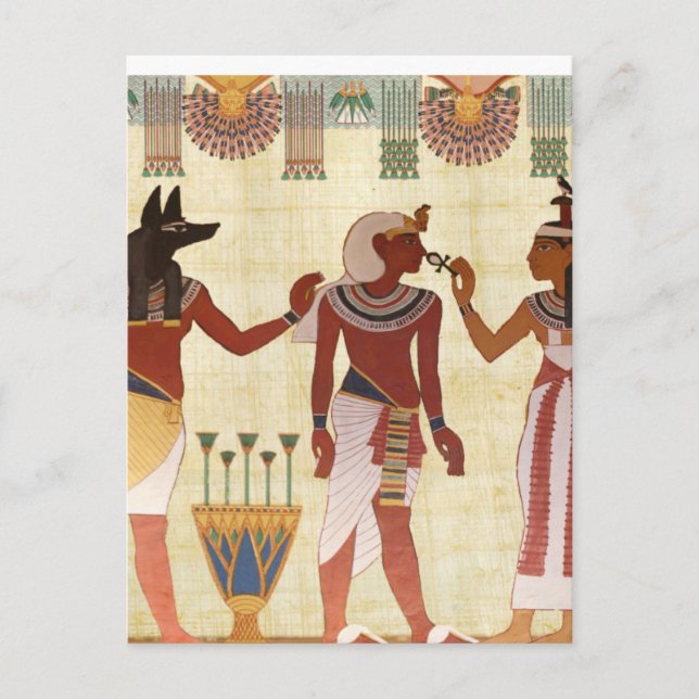 Ancient, Egyptian art postcards Postkarte (Vorderseite)