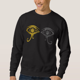 Ancient egyptian Eye Horus Apparel Sweatshirt