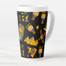 Ancient Egyptian Hieroglyphic Pattern Background
