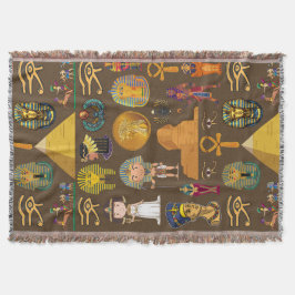 Ancient Egyptian Hieroglyphic -Pattern Symbol Decke