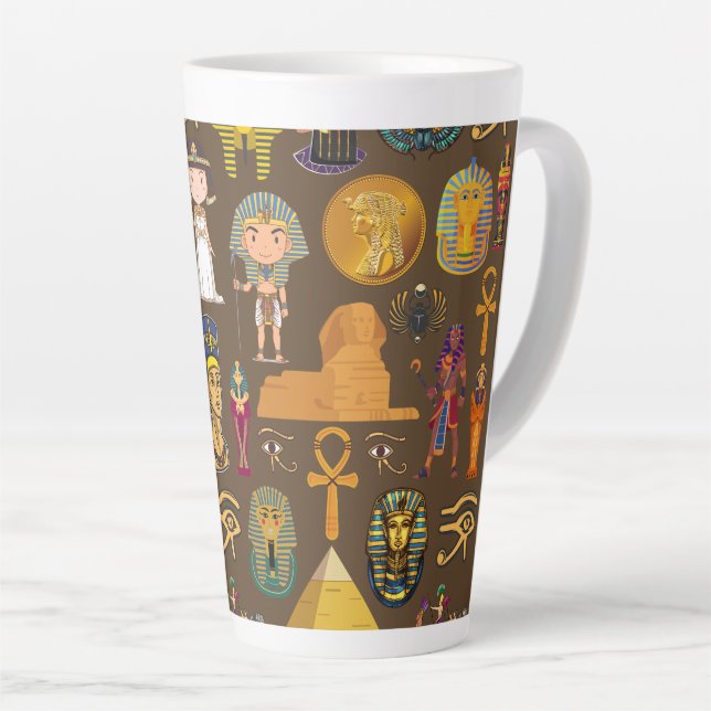 Ancient Egyptian Hieroglyphic -Pattern Symbol  Milchtasse (Rechte Ecke)