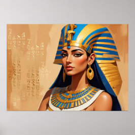 Ancient Egyptian Pharaoh Art – Timeless Pharaonic Poster