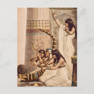 Ancient Egyptian Temple Musicians  Postkarte
