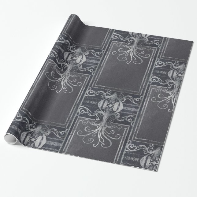 Ancient Eldritch Viktorianisch (Lila & Silver) Geschenkpapier (Ungerollt)