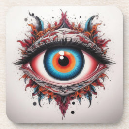 ANCIENT FANTASY BLUE IRIS EYEBALL GETRÄNKEUNTERSETZER