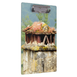Ancient French Chimney Clipboard Klemmbrett