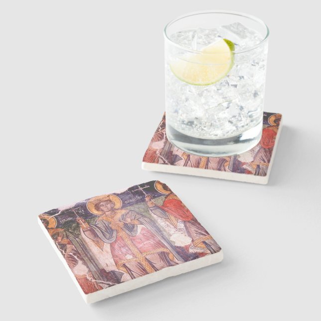 Ancient Fresco Collection Marbella Untersetzer (Seitenansicht)