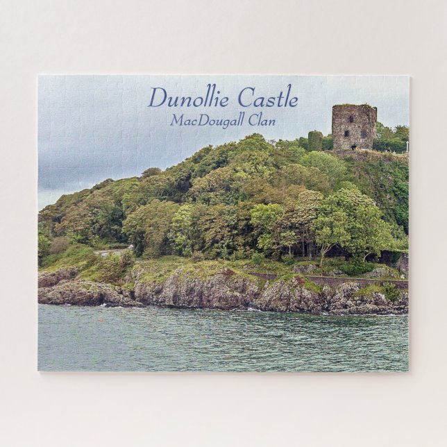 Ancient Gaelic Dunollie Castle Zuhause von MacDoug (Horizontal)