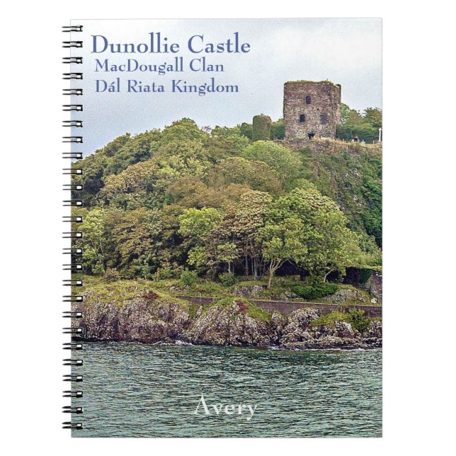 Ancient Gaelic Dunollie Castle Zuhause von MacDoug Notizblock (Vorderseite)