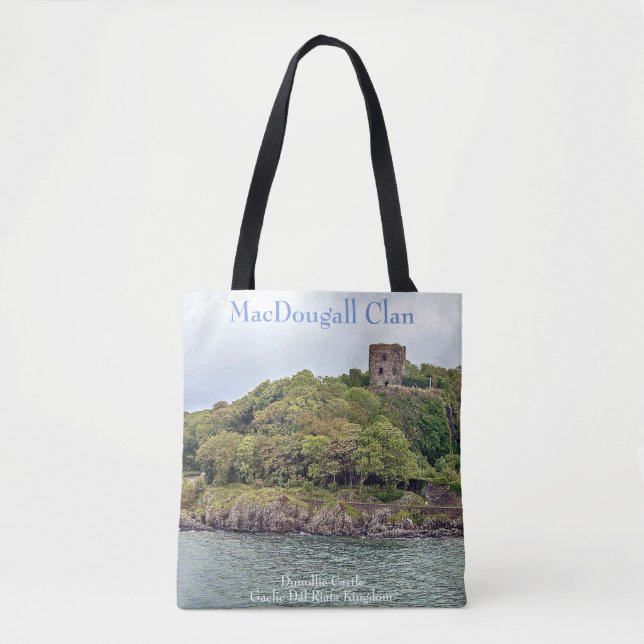 Ancient Gaelic Dunollie Castle Zuhause von MacDoug Tasche (Vorderseite)