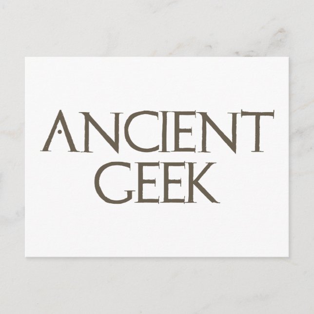 Ancient Geek Postkarte (Vorderseite)