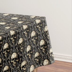 Ancient Goth Skulls Tischdecke
