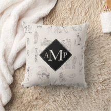 Ancient Greece Greek History Pattern Monogram