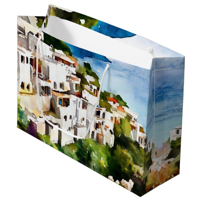 ANCIENT GRIECE GROßE GESCHENKTÜTE (Vorderseite Schrägansicht)