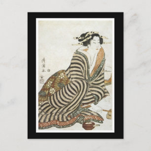 Ancient Japanese Art Postcard Postkarte