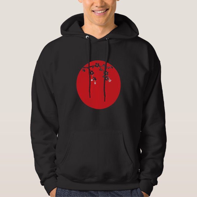 Ancient Japanese Cherry Blossom Hoodie (Vorderseite)