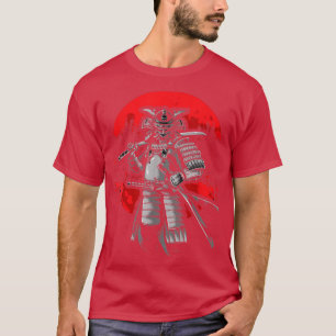 Ancient Japanese warrior Samurai T-Shirt