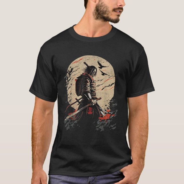 Ancient Japanisch Samurai Bushido Code Warrior Ges T-Shirt (Vorderseite)