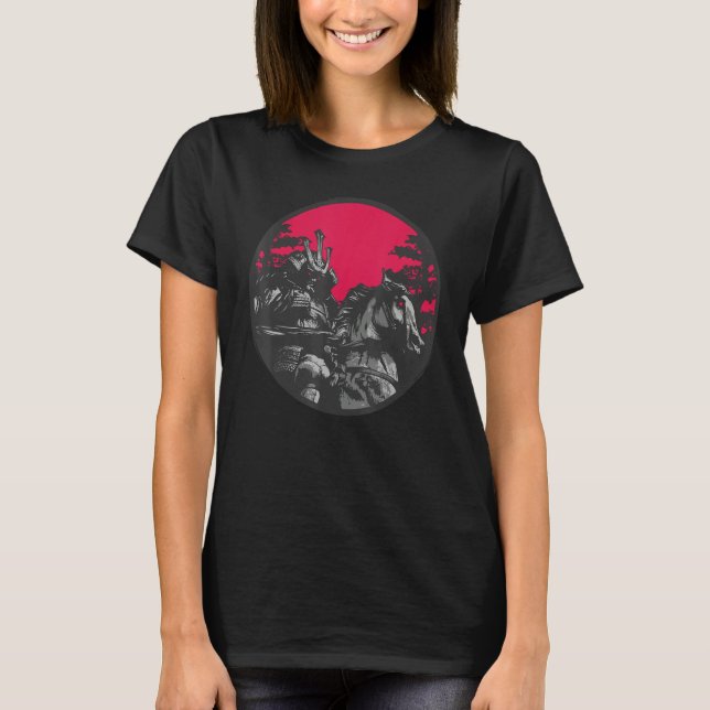 Ancient Japanisch Samurai Bushido Katana Ronin Asi T-Shirt (Vorderseite)