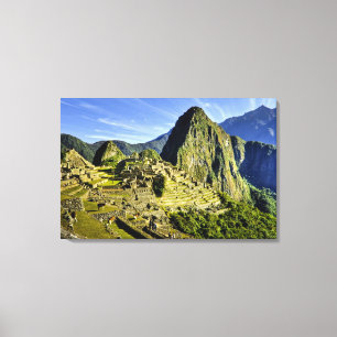 Ancient Machu Picchu, letzte Zuflucht der Leinwanddruck