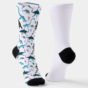 Ancient Marine Reptiles Socks Socken