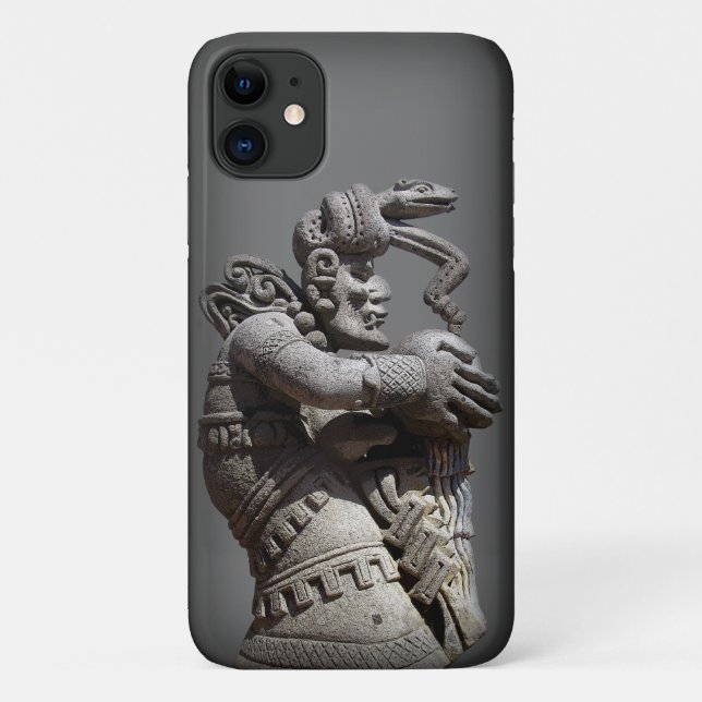 Ancient Maya Statue Case-Mate iPhone Hülle (Rückseite)
