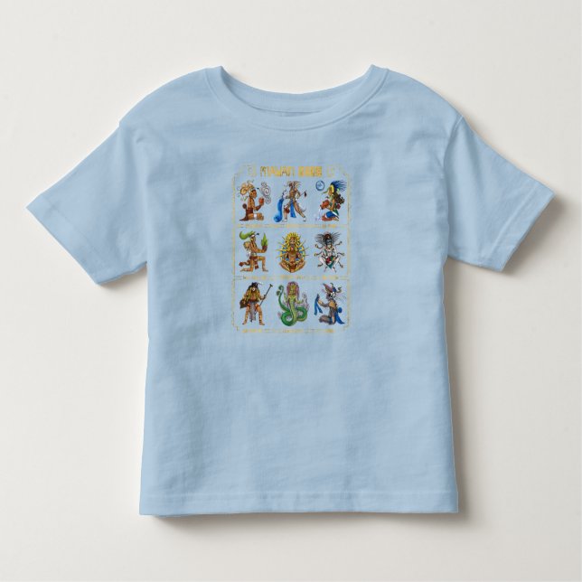 Ancient Mayan Gods Kleinkind T-shirt (Vorderseite)