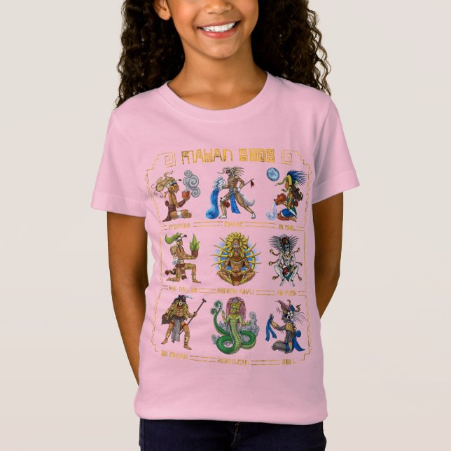 Ancient Mayan Gods T-Shirt (Vorderseite)
