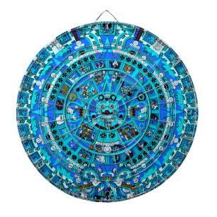 Ancient Mayan Prophetie Design Dartboard ~ Dartscheibe