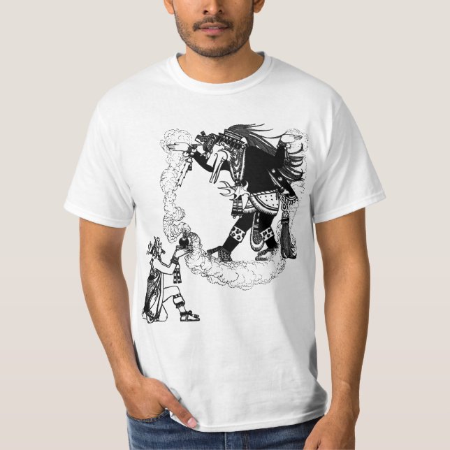 Ancient Mexico Art Montezuma Angebot T-Shirt (Vorderseite)