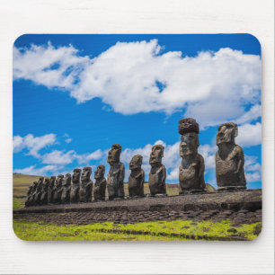 Ancient Moai Osterinsel Rapa Nui Mousepad