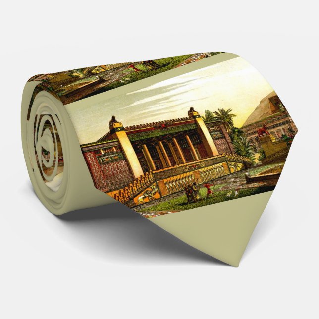 ancient Persepolis print  Krawatte (Gerollt)