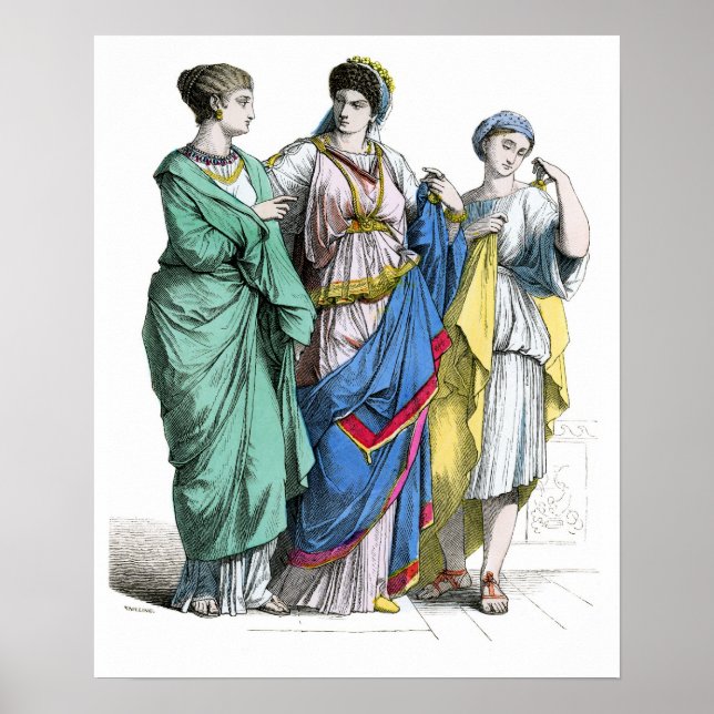 Ancient Roman Women Poster (Vorne)