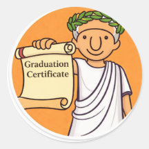 Ancient Rome Graduation Certificate  Ceasar  