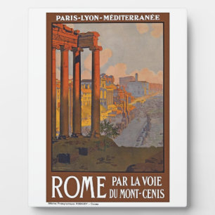 Ancient Rome Travel and Malerei Fotoplatte