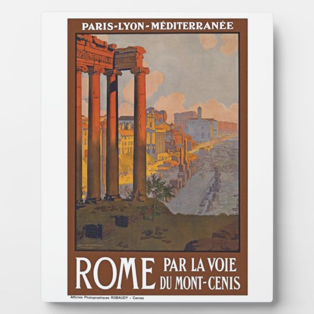 Ancient Rome Travel and Malerei Fotoplatte (Vorderseite)