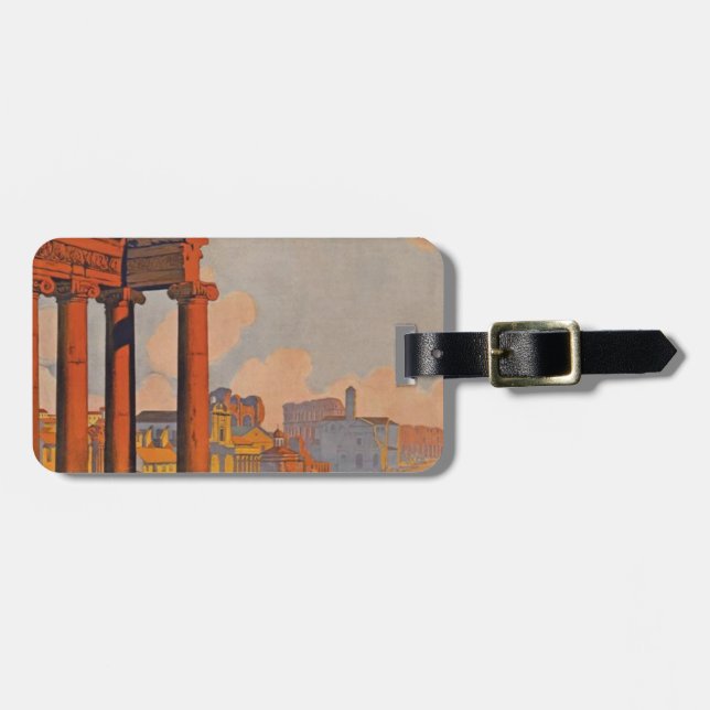 Ancient Rome Travel and Malerei Gepäckanhänger (Vorderseite horizontal)