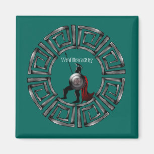 Ancient Spartan Warrior Magnet