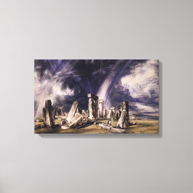 Ancient Stonehenge Monument (von John Constable) Leinwanddruck (Vorderseite)