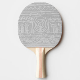 Ancient Sumerian Mesopotamian Muster Grau Tischtennis Schläger