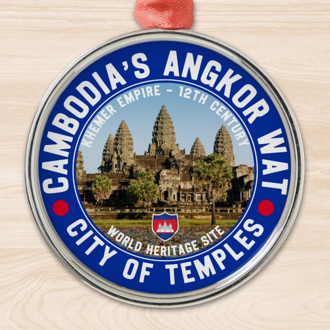 Ancient Temples of Cambodia – Angkor Wat Ornament Aus Metall (Von Creator hochgeladen)