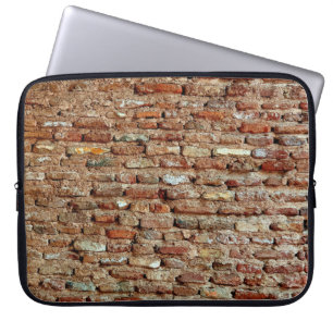 Ancient Textured Brick Wall Lal Killa indiziert Laptopschutzhülle