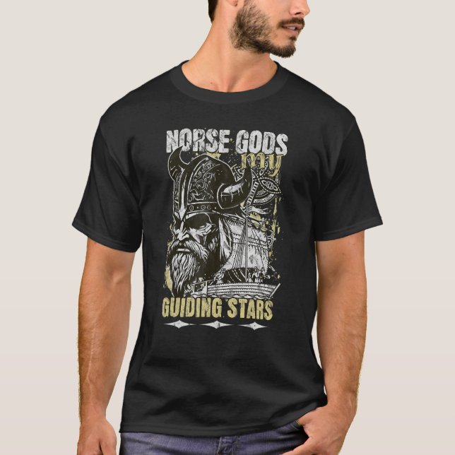 Ancient Viking Norse Mythology Nordic Gods T-Shirt (Vorderseite)