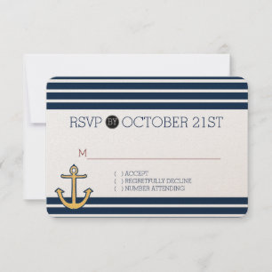 Ancre Bleu de la marine nautique RSVP
