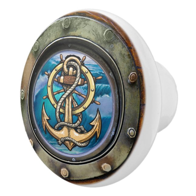 ANCRE Boutons de tiroir portatif nautique (Droite)