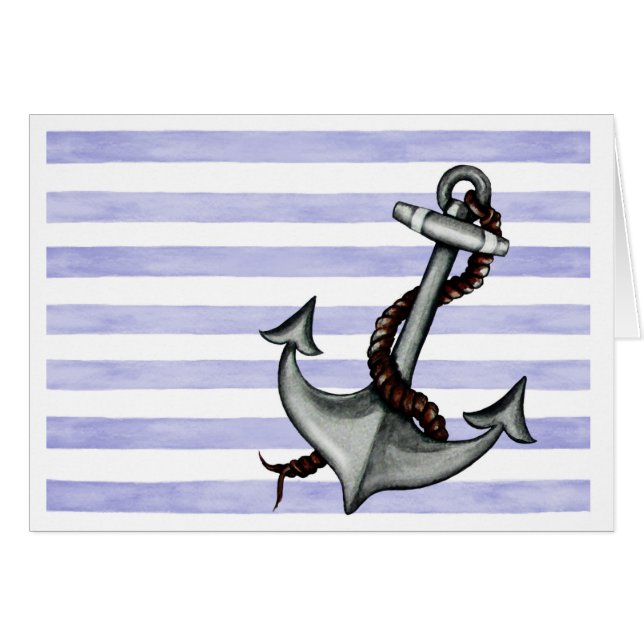 Ancre du navire nautique (Devant Horizontal)