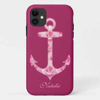 Ancre iPhone 5 coque Floral rose rose rose rose fl